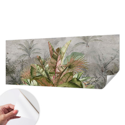 Papel mural con patrón decorativo Selva exótica