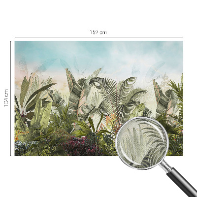 Fotomural decorativo para cabecero de cama paraíso tropical