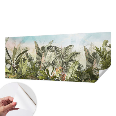 Fotomural decorativo para cabecero de cama paraíso tropical