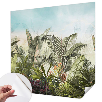 Fotomural decorativo para cabecero de cama paraíso tropical