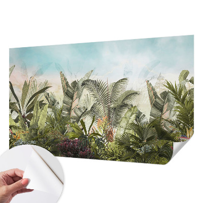 Fotomural decorativo para cabecero de cama paraíso tropical