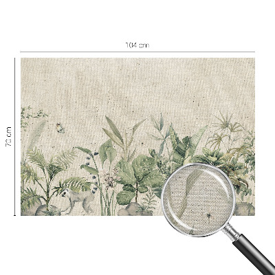 Fotomural decorativo para cabecero de cama Selva tropical