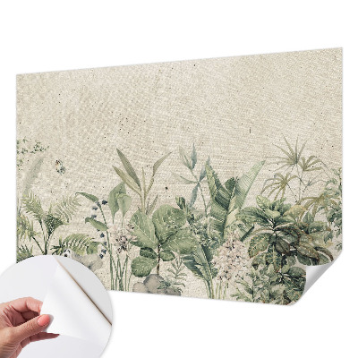Fotomural decorativo para cabecero de cama Selva tropical
