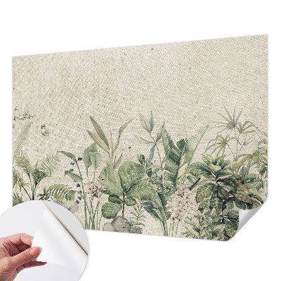 Fotomural decorativo para cabecero de cama Selva tropical