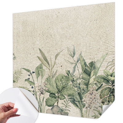 Fotomural decorativo para cabecero de cama Selva tropical