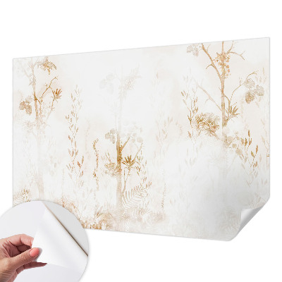 Papel mural texturado decorativo Elegancia botánica