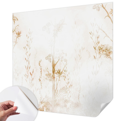 Papel mural texturado decorativo Elegancia botánica