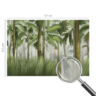 Fotomural decorativo para cabecero de cama Bosque tropical