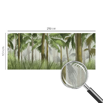 Fotomural decorativo para cabecero de cama Bosque tropical
