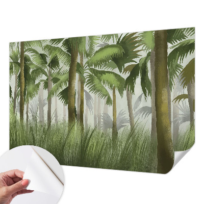 Fotomural decorativo para cabecero de cama Bosque tropical