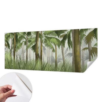 Fotomural decorativo para cabecero de cama Bosque tropical