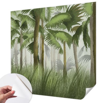 Fotomural decorativo para cabecero de cama Bosque tropical