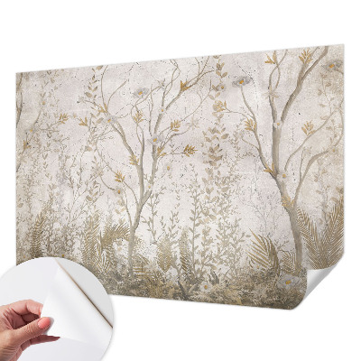 Fotomural decorativo para cabecero de cama Un rincón del bosque