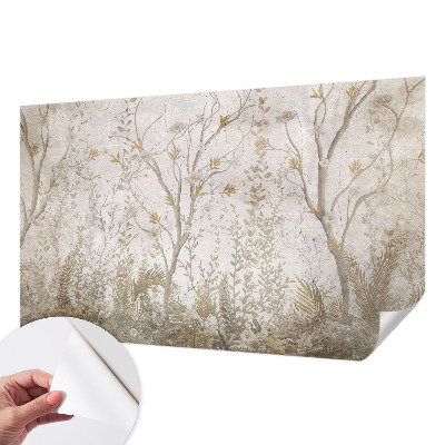 Fotomural decorativo para cabecero de cama Un rincón del bosque