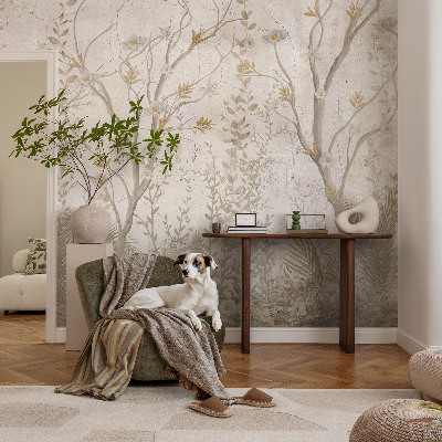 Fotomural decorativo para cabecero de cama Un rincón del bosque