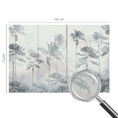 Fotomural decorativo para cabecero de cama Paisaje tropical