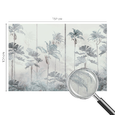 Fotomural decorativo para cabecero de cama Paisaje tropical