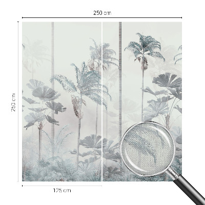 Fotomural decorativo para cabecero de cama Paisaje tropical