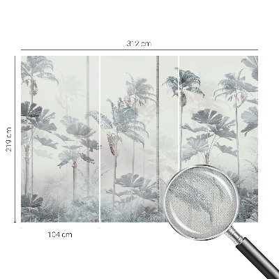 Fotomural decorativo para cabecero de cama Paisaje tropical