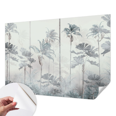 Fotomural decorativo para cabecero de cama Paisaje tropical