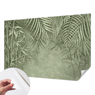 Mural de pared con estampado hermoso paraíso de bambú