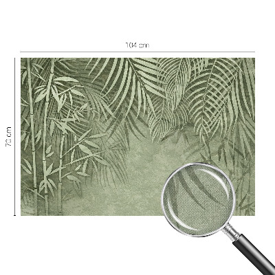 Mural de pared con estampado hermoso paraíso de bambú