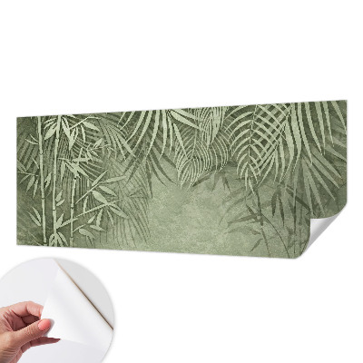 Mural de pared con estampado hermoso paraíso de bambú