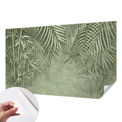 Mural de pared con estampado hermoso paraíso de bambú