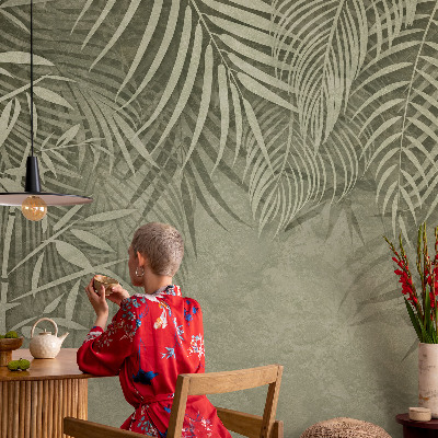Mural de pared con estampado hermoso paraíso de bambú
