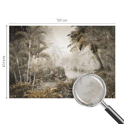 Fotomural decorativo para cabecero de cama Bosque tropical