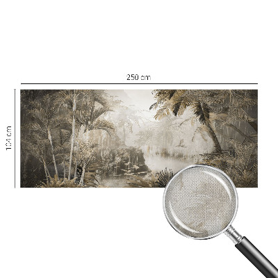 Fotomural decorativo para cabecero de cama Bosque tropical