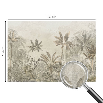 Papel mural texturado decorativo Selva tropical