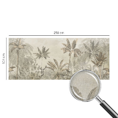 Papel mural texturado decorativo Selva tropical