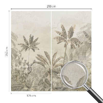 Papel mural texturado decorativo Selva tropical