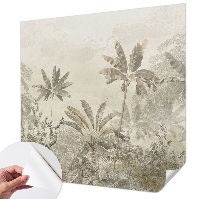 Papel mural texturado decorativo Selva tropical