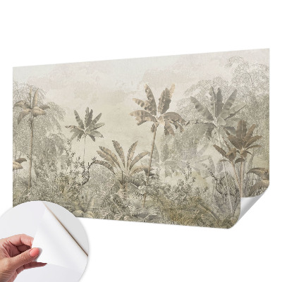 Papel mural texturado decorativo Selva tropical