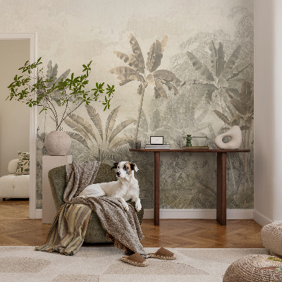 Papel mural texturado decorativo Selva tropical