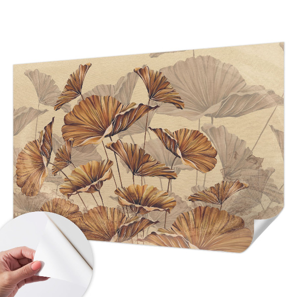 Papel mural con patrón decorativo con diseño 'Elegancia otoñal'