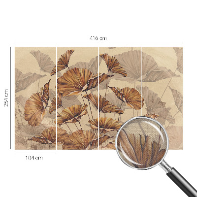 Papel mural con patrón decorativo Elegancia otoñal