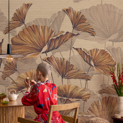 Papel mural con patrón decorativo Elegancia otoñal