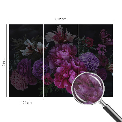Mural de pared con estampado hermoso Elegancia floral