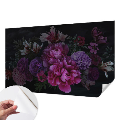 Mural de pared con estampado hermoso Elegancia floral