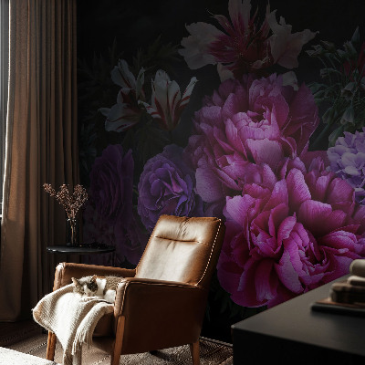 Mural de pared con estampado hermoso Elegancia floral