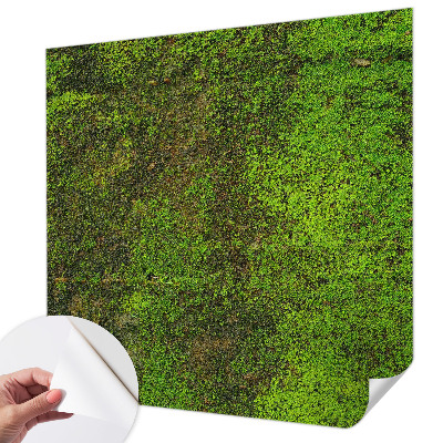 Papel mural con patrón decorativo Alfombra verde