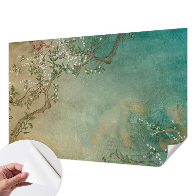 Papel mural texturado decorativo Armonía floral