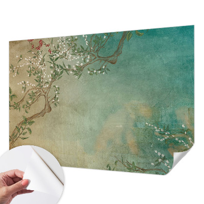 Papel mural texturado decorativo Armonía floral