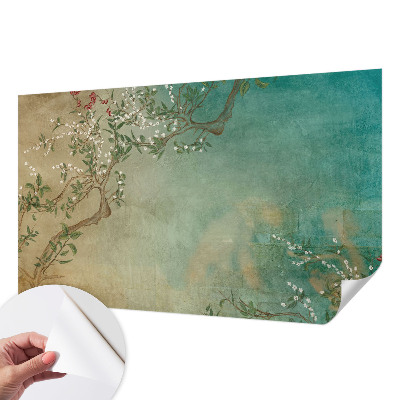 Papel mural texturado decorativo Armonía floral
