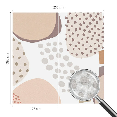 Fotomural decorativo para cabecero de cama Puntos sutiles