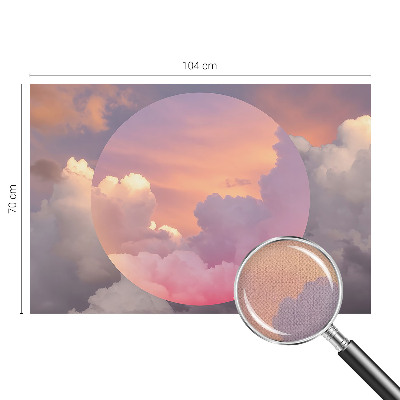Fotomural decorativo para cabecero de cama Nubes etéreas