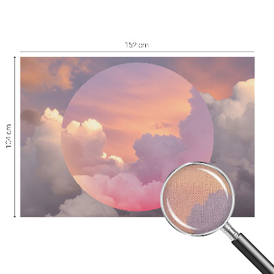 Fotomural decorativo para cabecero de cama Nubes etéreas